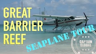 Australia Exploring The Whitsunday Islands and The Great Barrier Reef By Seaplane 4K [upl. by Hendon]