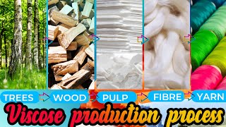 Viscose Rayon Manufacturing Process Properties and Uses [upl. by Annael]