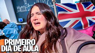 MEU PRIMEIRO DIA DE AULA EM LONDRES Intercâmbio Ep 2 [upl. by Erda]