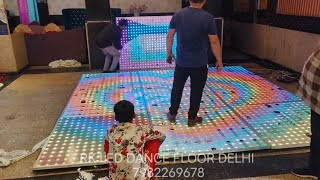 dj led pixel dance floor manufacturing 7982269678 allIndia service 1 YEAR GUARANTEE ALL SIZE AVAI [upl. by Emerej]