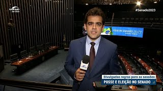 Posse dos senadores e eleição da presidência têm regras fixadas pela Secretaria Geral da Mesa [upl. by Deedee]