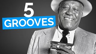 5 Stupidly Simple Harmonica Grooves Guaranteed to Impress [upl. by Anemij]