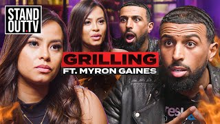 BATTLE OF THE SEXES  Grilling with Myron Gaines [upl. by Girovard]