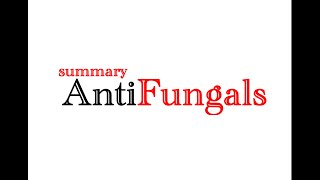 AntiFungal Drugs Summary 2024 [upl. by Swenson]