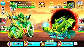 Dragon City Nature Titan Dragon  NEW League Battle 2022 MAX LEVEL 😱 [upl. by Phi]