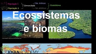 Ecossistemas e biomas  Ecologia  Biologia  Khan Academy [upl. by Akiaki]