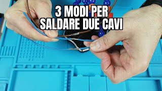 3 MODI PER SALDARE DUE CAVI [upl. by Nava48]