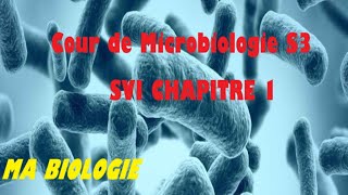 Cour de Microbiologie S3 SVI CHAPITRE 1 [upl. by Maddox]