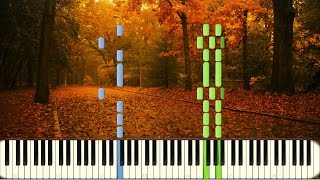 AVivaldi  Autumn I Allegro Piano Synthesia [upl. by Geordie]