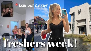 FRESHERS WEEK VLOG  as a final year student at Uni of Leeds [upl. by Adeys]