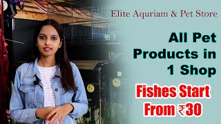 Elite Aquarium amp Pet Store Review  Hosur Pet Shop  Fish DogsBirds [upl. by Malim]