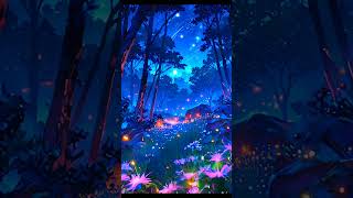 quotMystical Midnight Encounter Anime Night Forest Adventurequot [upl. by Nugent]