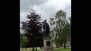 Norwich Statue of Duke of Wellington in the Cathedral Close [upl. by Pazice]