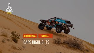 DAKAR2021  Stage 7  Ha’il  Sakaka  Car Highlights [upl. by Vivica]