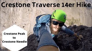 Colorado 14ers Crestones Traverse Colorado Hike Review amp Information [upl. by Gierk]