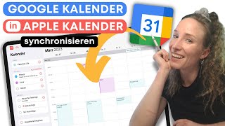 Google Kalender in Apple Kalender synchronisieren am iPad oder iPhone [upl. by Danice]