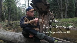 Biwak i Gotowanie  Trangia 355 BlackSakwy Sahoo 10lŚpiwór Cumulus Lite Line 400 Vlog 236 [upl. by Nyleahs573]