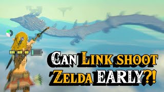 Can Link shoot Zelda EARLY Longshot in Zelda Tears of the Kingdom Viewers Request [upl. by Nitsirt658]