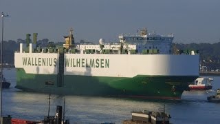 Large Ship Aida Docking In Southampton UK  Timelapse [upl. by Dennie]