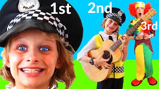 BIGGY THE POLICEMANs FUN TALENT SHOW Pretend Play w The Norris Nuts [upl. by Elva471]