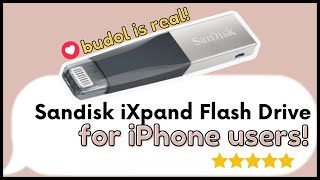 SanDisk iXpand Flash Drive  The Perfect Tool For iPhone Users  Plan With Bee [upl. by Yellah]