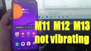 Samsung M11 or M12 and M13 not vibrating  Vibration not working in samsung M11 or M12 and M13 [upl. by Lanor]