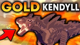 CAN I SURVIVE as The RARE GOLD KENDYLL  Creatures of Sonaria [upl. by Toombs398]