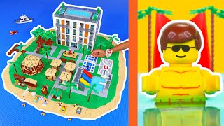 I built a LEGO PRIVATE ISLAND [upl. by Prissy]