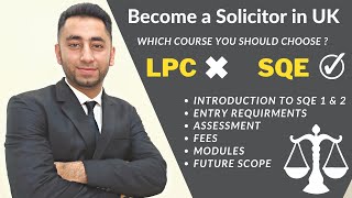 How To Become a Solicitor In The UK  SQE 1 and 2  Solicitor Qualification Exam  Study in UK [upl. by Kaela]