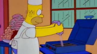 Homer Simpson doing BBQ [upl. by Bethel]