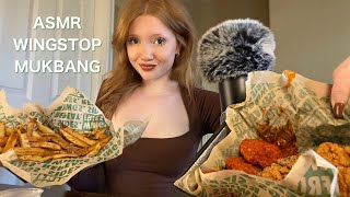 ASMR Wingstop Mukbang [upl. by Aihsem]