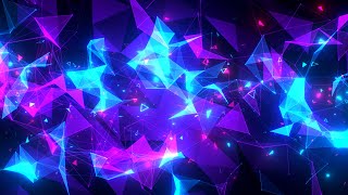 Geometric Bright Triangular Background video  Footage  Screensaver [upl. by Audi]