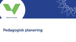 Pedagogisk planering [upl. by Fleisher]