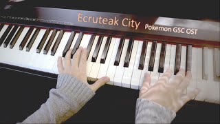 Pokémon GSC  Ecruteak City Piano Cover [upl. by Gausman656]