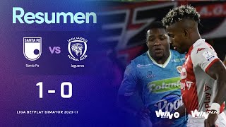 Independiente Santa Fe vs Jaguares resumen y goles  Liga BetPlay Dimayor 2023II  Fecha 1 [upl. by Ninos]