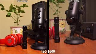 Sony a6000 vs Nikon D5500D5600  Low Light ISO Video Test Comparison [upl. by Adnaugal]