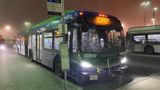 Port Coquitlam Translink 2018 New Flyer XDE60 P18042 on 701 Coquitlam Central Station [upl. by Chadburn]