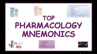 Best Pharmacology Mnemonics [upl. by Ainessey705]