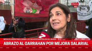 ABRAZO al GARRAHAN por MEJORA SALARIAL [upl. by Aryc]