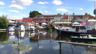 Marina und Schleuse Zehdenick an der Havel [upl. by Ynaffik960]