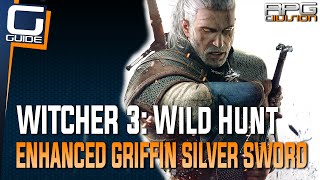 Witcher 3 The Wild Hunt  Enhanced Griffin Silver Sword Diagram Location Griffin School Gear [upl. by Frum]