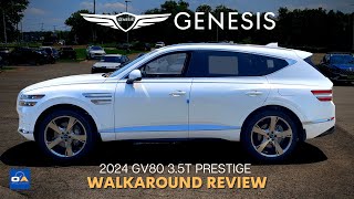 2024 Genesis GV80  BEST Value Luxury Midsize SUV  GV80 35T Prestige Exterior amp Interior Review [upl. by Deidre]