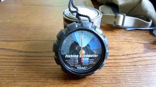 A Fishing Barometer for survival SHTF no zombies Bug out bag [upl. by Llamaj]