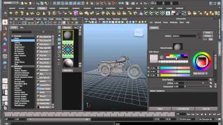 Maya Basic Texturing and Rendering Tutorial  Part 1 of 5 [upl. by Laryssa]