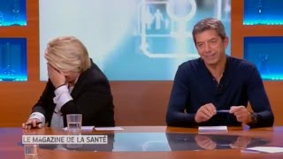 Fou rire général au Magazine de la Santé avec Thierry Lhermitte  France 5 [upl. by Suoirrad578]