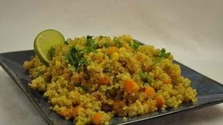 Quinoa Pulao Indian Recipe  Show Me The Curry [upl. by Laersi]