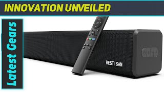 Immersive Home Theater Audio Bestisan SE02 32 Inch Soundbar Review [upl. by Adaha]