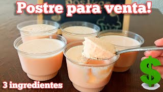 CREMOSITAS DE DURAZNO  Gelatinas para vender  3 ingredientes [upl. by Yojal]