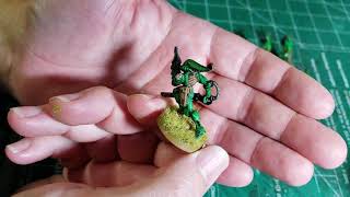 Update The Musty Wargamers Oldhammer Painting Challenge 40k Eldar Striking Scorpions [upl. by Roydd]