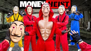 PARKOUR VS MONEY HEIST  Money Heist Disguise as Police to Steal Money amp Rescue Bad Guys  Epic POV [upl. by Mellman441]